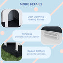 PawHut Dog Kennel For Outside, Grey