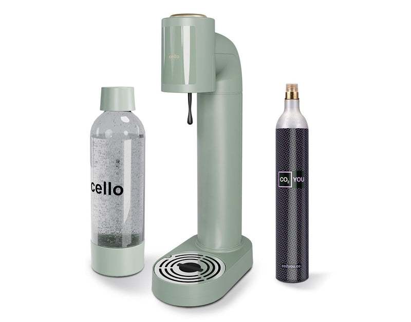 Cello Soda Maker With CO2 Cylinder Included