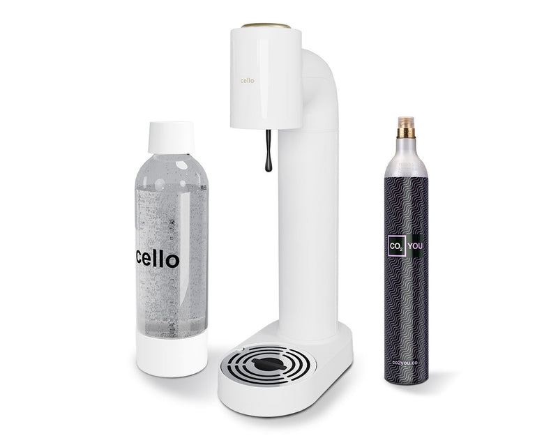 Cello Soda Maker With CO2 Cylinder Included