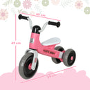 AIYAPLAY Baby Balance Bike with 3 Wheels for 12-36 Months