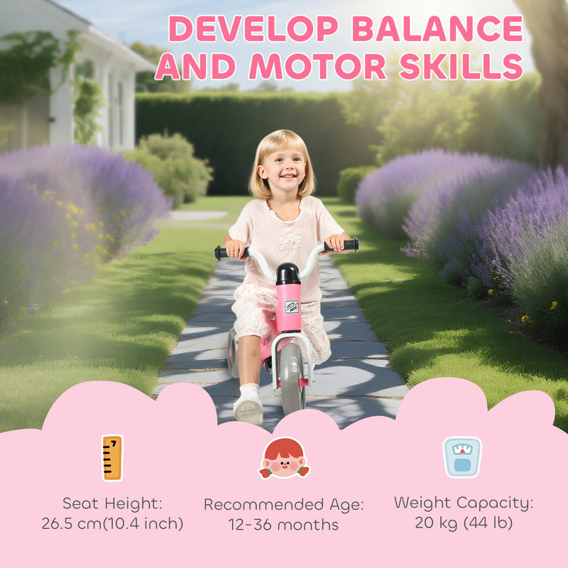 AIYAPLAY Baby Balance Bike with 3 Wheels for 12-36 Months