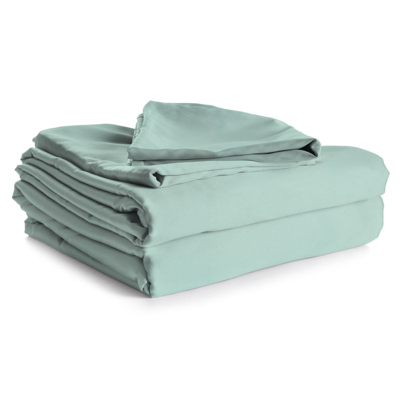 Lewis's Microfibre Sheet Range - Spa Blue