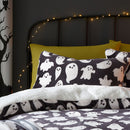 Bedlam Spooky Ghosts Duvet Cover Set in Grey