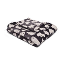 Bedlam Spooky Ghosts Throw in Grey