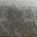 D & D Spring Rabbits Duvet Cover Set in Green