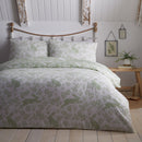 D & D Spring Rabbits Duvet Cover Set in Green