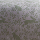 D & D Spring Rabbits Duvet Cover Set in Green