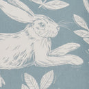 D & D Spring Rabbit Outdoor Filled Cushion in Duck Egg