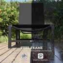 Outsunny Folding Sun Lounger, 5-Position Adjustable Sun Sunbed