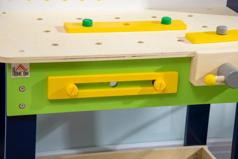 HOMCOM Children's toy bench set