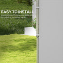 Outsunny 3x3(m) or 3x6m Pop Up Gazebo Side Panels with Zipped Doors, Grey