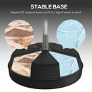 HOMCOM Punching Bag with Stand Boxing Bag Set with Adjustable Height Red