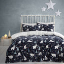 Fusion Starry Night Duvet Cover Set in Blue