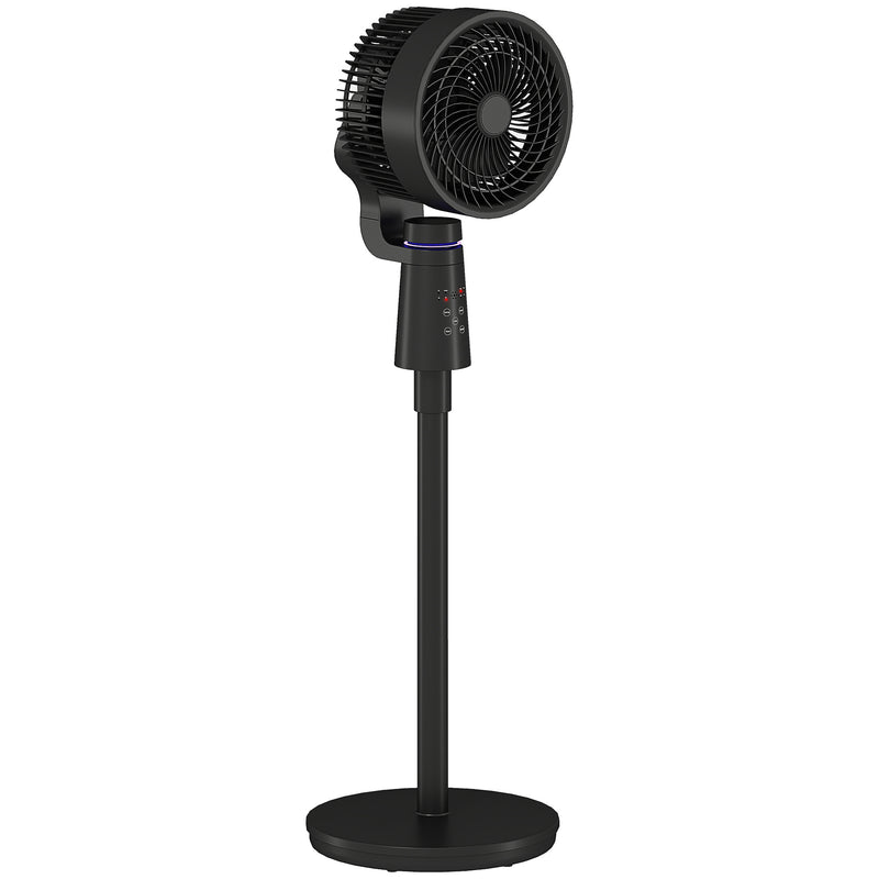 HOMCOM Pedestal Fan, Air Circulation Fan with Oscillating, Tilt