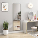 HOMCOM Full Length Mirror, Standing Or Wall-Mounted Dressing Mirror, Black