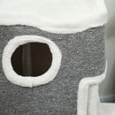 PawHut 75 Cm Cat Tree Cat Condo For Indoor Cats With Scratching Post