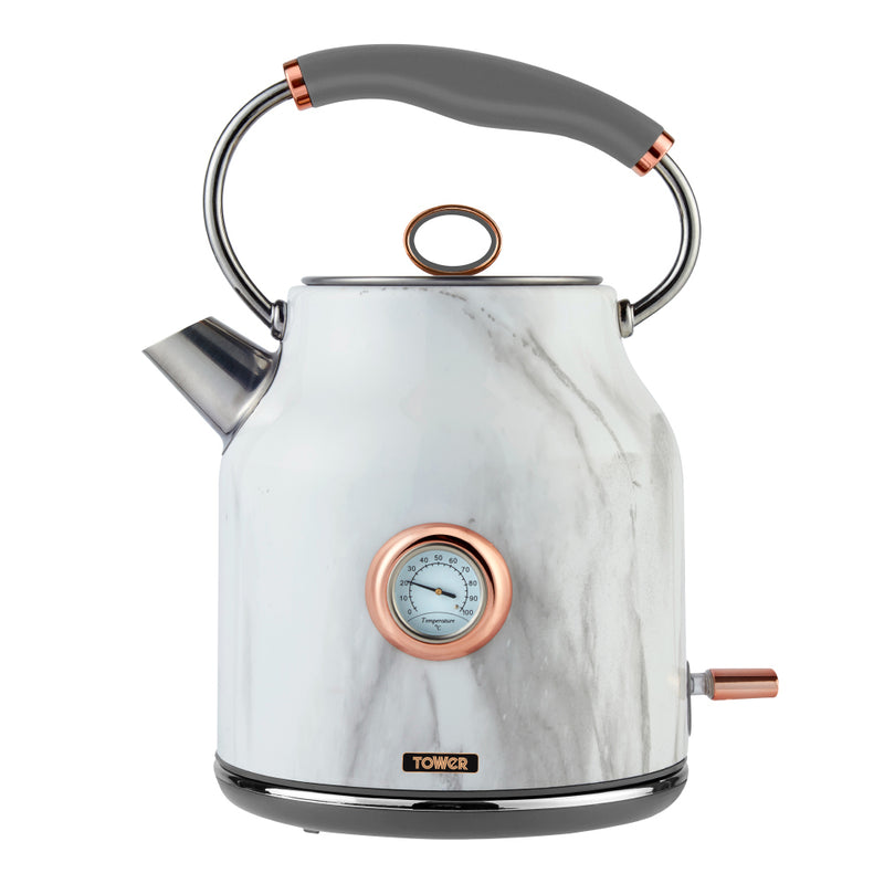 Tower Rose Gold Kettle 3kW 1.7L  - White