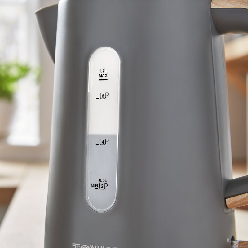 Tower Scandi Kettle 3kW 1.7L  - Grey