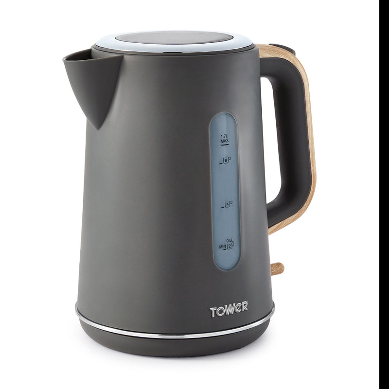 Tower Scandi Kettle 3kW 1.7L  - Grey