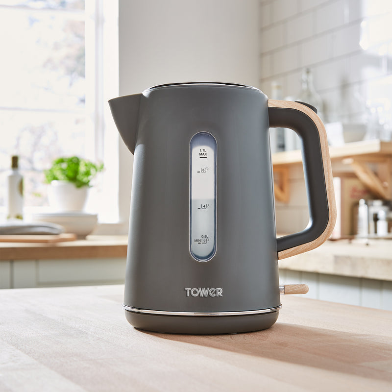 Tower Scandi Kettle 3kW 1.7L  - Grey