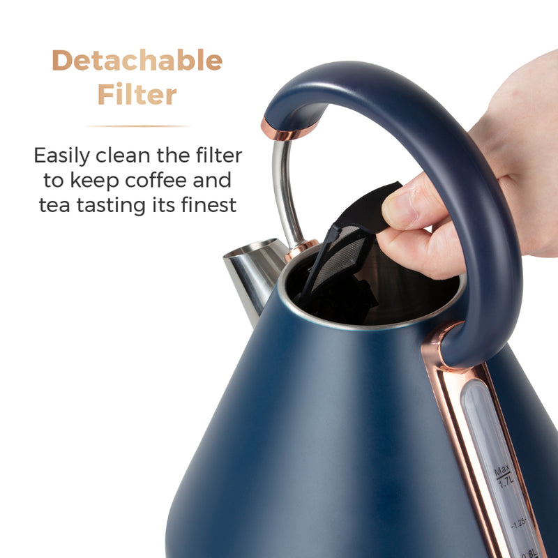 Tower Cavaletto Kettle 1.7L 3KW  - Midnight Blue