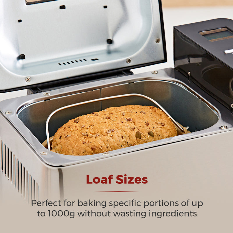 Tower Digital Bread Maker 650w  - Stainless Steel