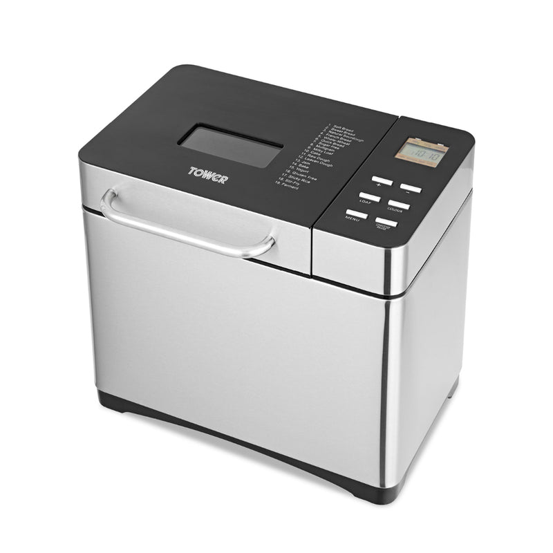 Tower Digital Bread Maker 650w  - Stainless Steel
