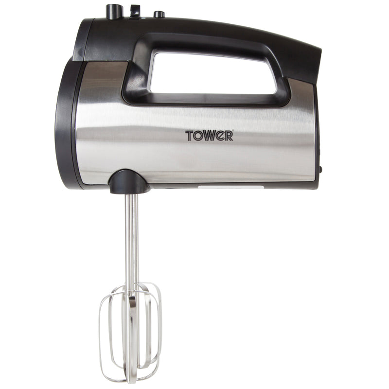 Tower Hand Mixer 300w  - Stainless Steel