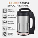 Tower Soup Maker 1.6L  - Rose Gold