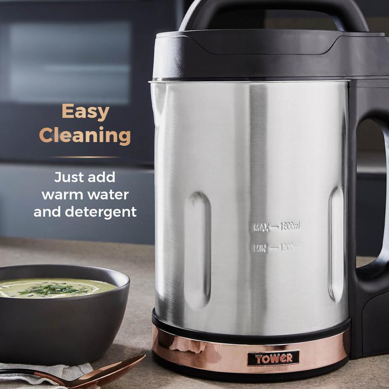 Tower Soup Maker 1.6L  - Rose Gold