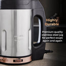 Tower Rose Gold Soup Maker 1.6L  with flask - Rose Gold