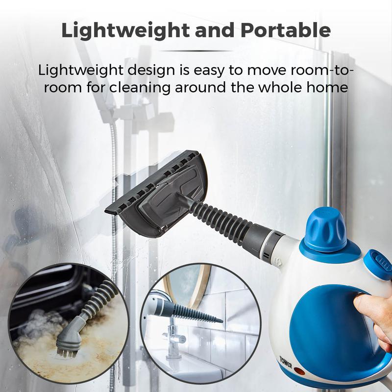 Tower Handheld Steam Cleaner - Blue
