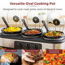 Tower Slow Cooker Three Pot  - Black