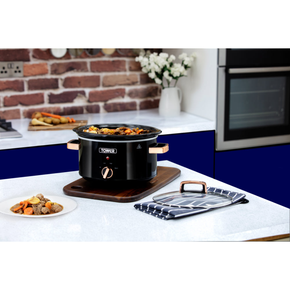 Tower Rose Gold Slow Cooker 3.5L Rose Gold