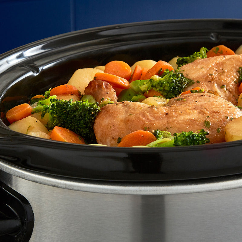 Tower Slow Cooker Oval 5.5L  - Stainless Steel