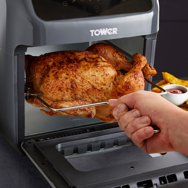 Tower Air Fryer Oven 12L Rose Gold  - Grey