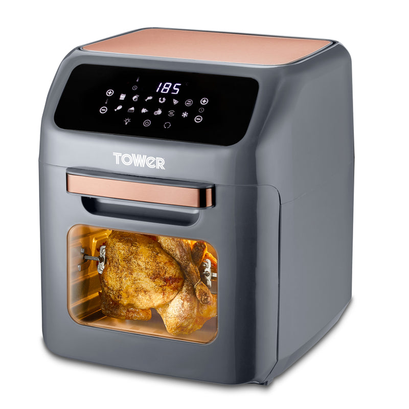 Tower Air Fryer Oven 12L Rose Gold  - Grey