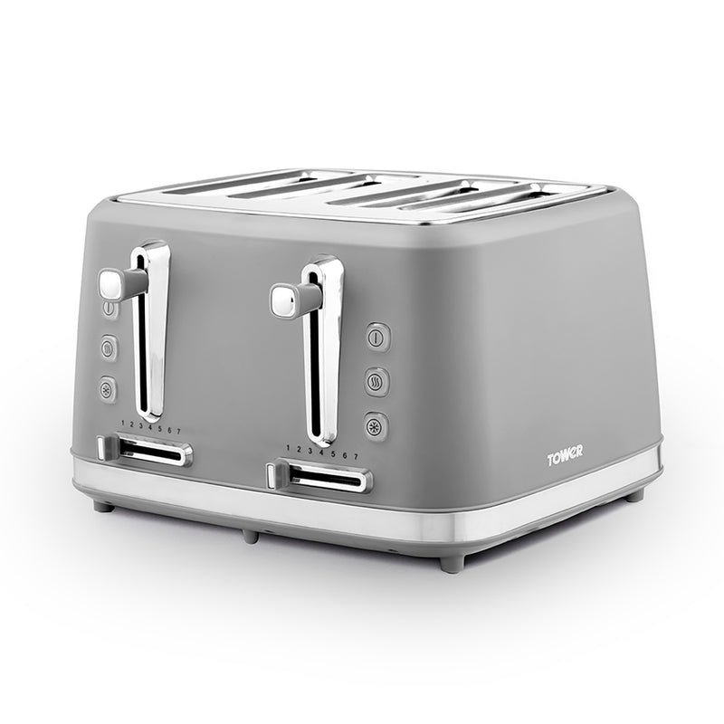 Tower Odyssey 4 Slice Toaster Grey