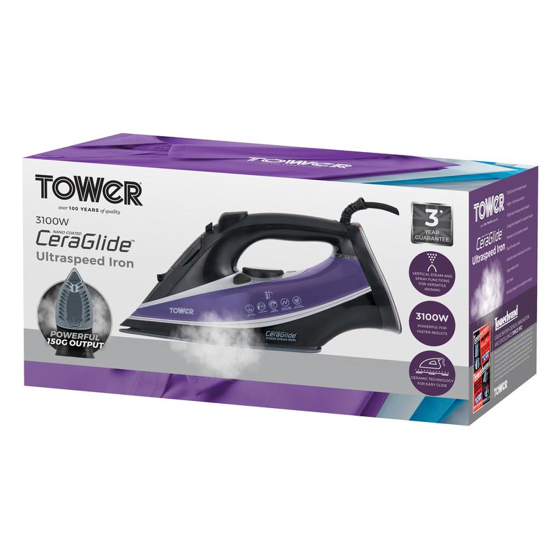 Tower Ceraglide Iron 3100w  - Purple