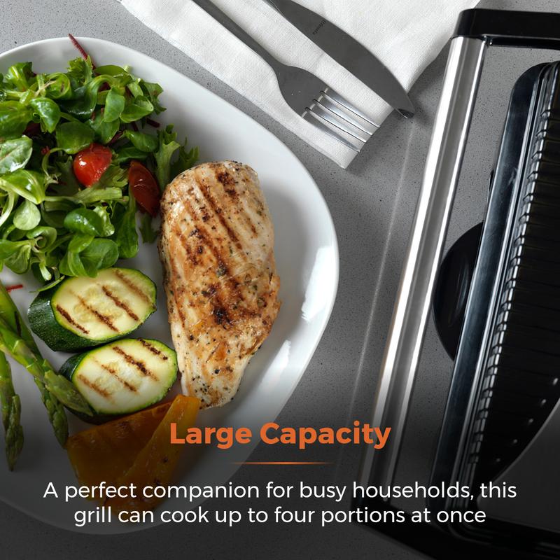 Tower Health Ceramic Grill & Griddle  - Black