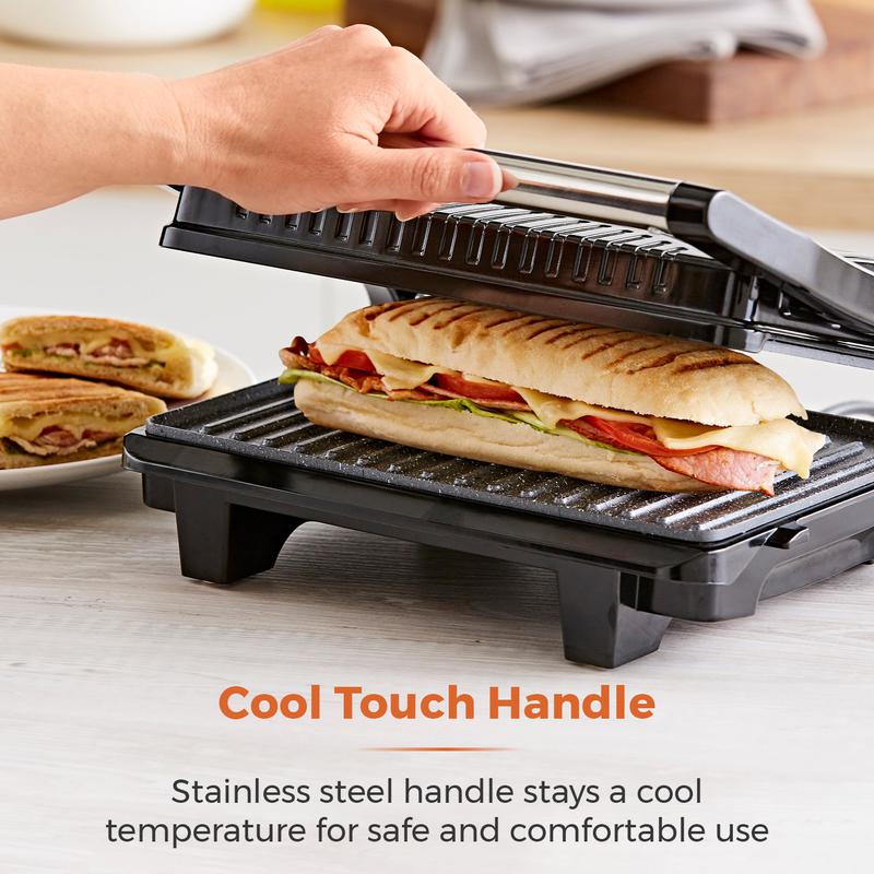 Tower Health Ceramic Grill & Griddle  - Black