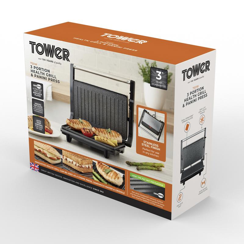 Tower Panini Grill 750w