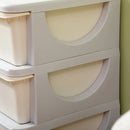 ZONEKIZ Kids Storage Units with Drawers 3 Tier Chest - White