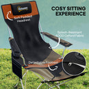 Outsunny Set Of 2 Reclining Camping Chairs
