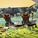 Outsunny Set Of 2 Reclining Camping Chairs