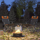 Outsunny Set Of 2 Reclining Camping Chairs