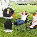 Outsunny Set Of 2 Reclining Camping Chairs