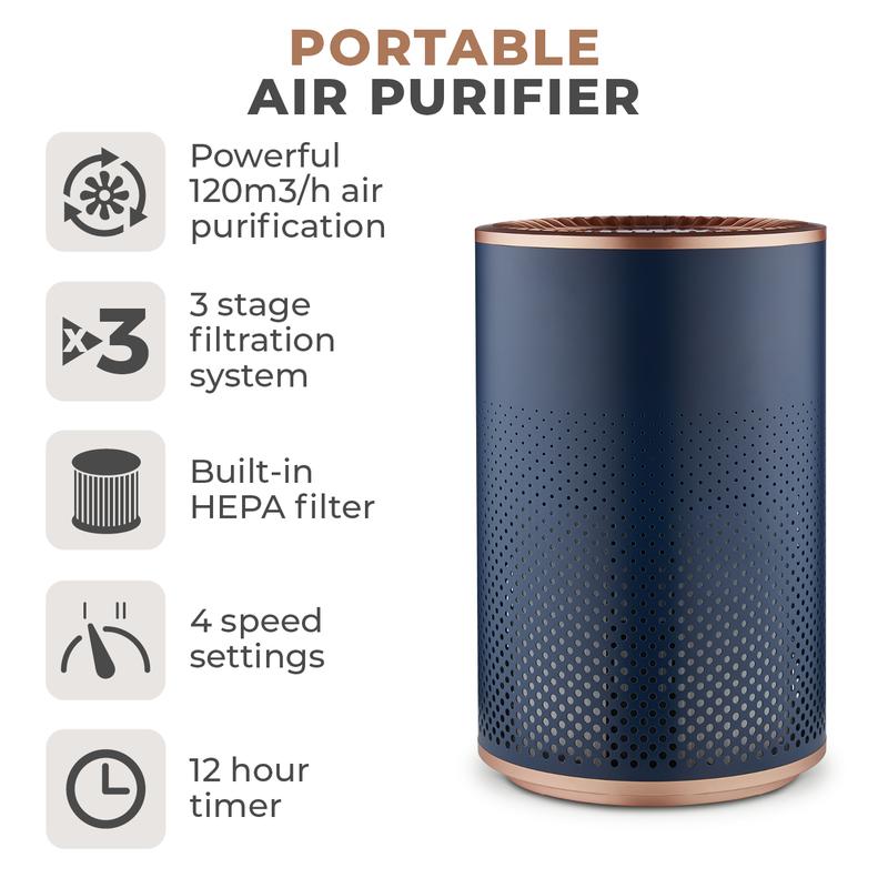 Tower Portable Air Purifier  - Blue