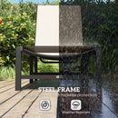 Outsunny Folding Sun Lounger, 5-Position Adjustable Sun Sunbed