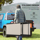 Outsunny Folding Sun Lounger, 5-Position Adjustable Sun Sunbed